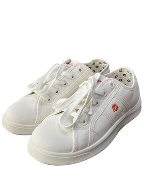 Tommy Bahama White Women's Lorena Canvas Sneakers Size 7 Like NEW